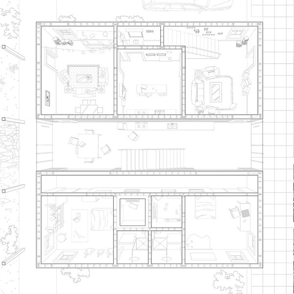 The Cloister / Daisy Ames & Wanli Mo #architecture #drawing