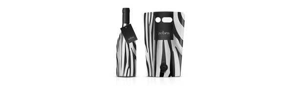 Philippe Bordonado #packaging #zebra #pouch #wine