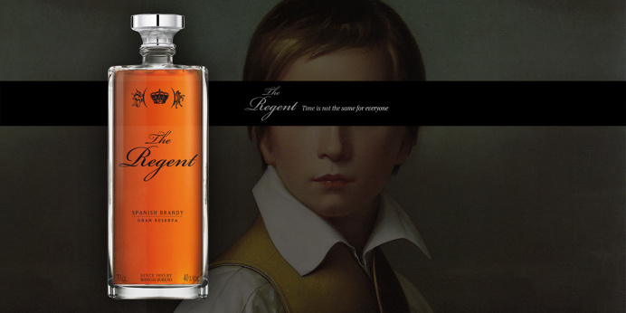 SAPNISH BRANDY. THE REGENT#SPANISH#SPIRITS#BRANDY