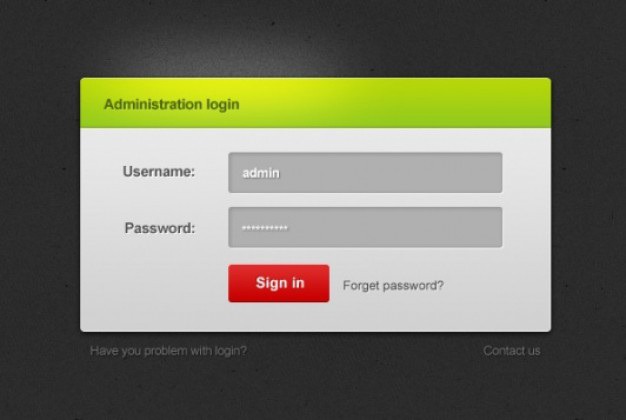 Administration login with red button Free Psd. See more inspiration related to Button, Red, Form, Psd, Login, Screen, Administration, Admin and Horizontal on Freepik.