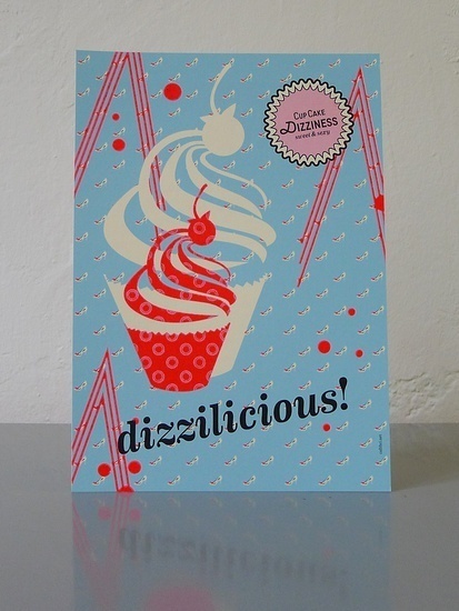 Cupcake Dizziness #collibri #fellerer #illustration #identity #marge