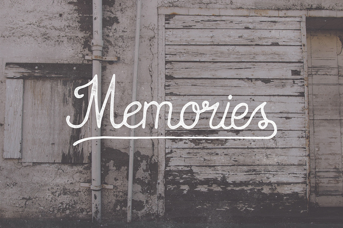 Memories #lettering #typography