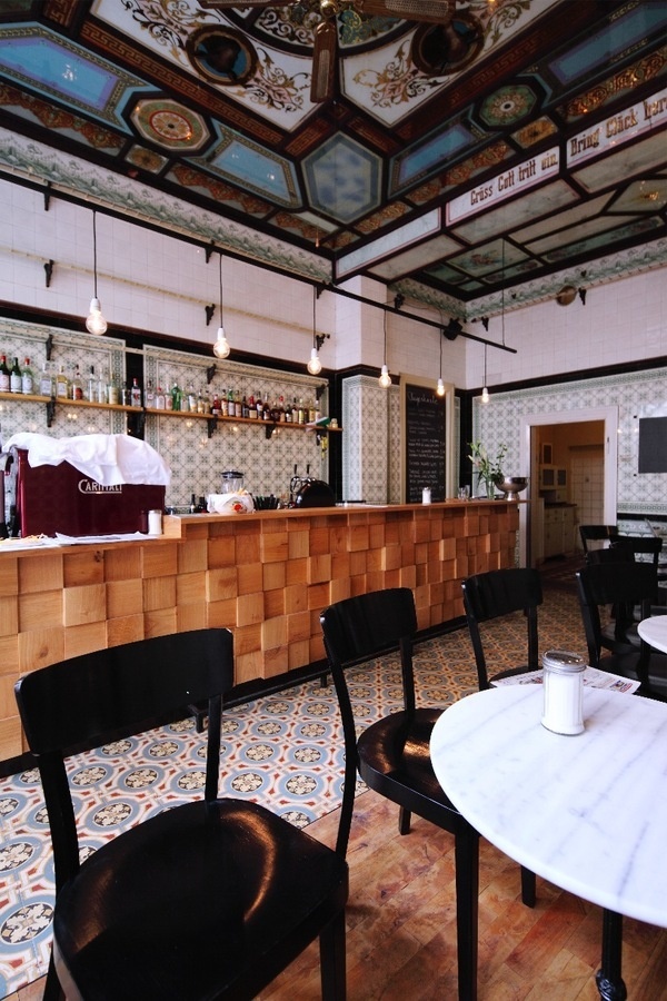michael grzesiak transforms a century old butcher shop into a bar #bar