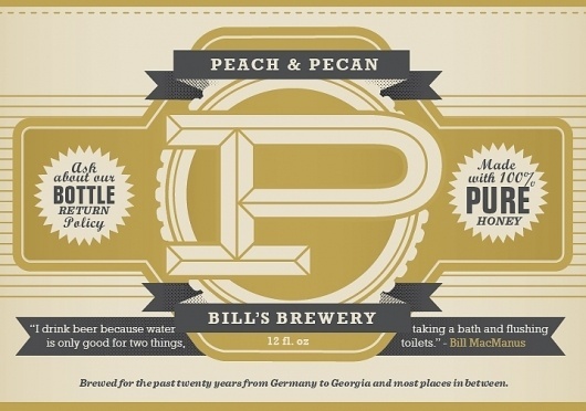 Bill's Brewery #bennie #wells #labels #beer