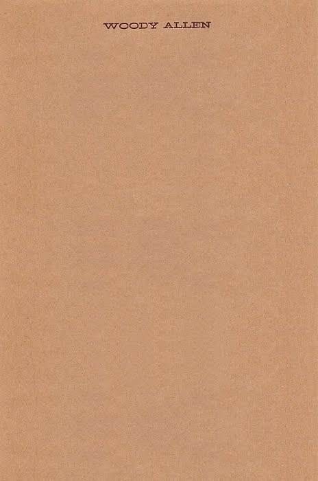 Woody Allen |Â Source #letterhead #kraft #minimal