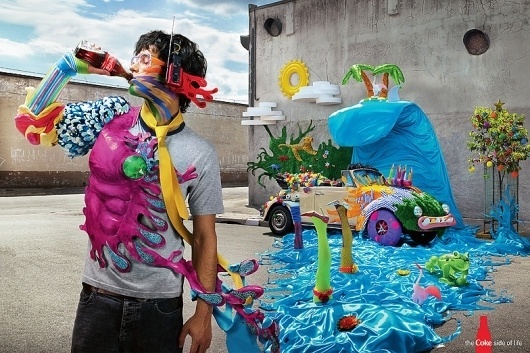 Denis Kakazu #print #advertising #coca #colors #cola