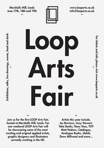 Typefloat » Loop Arts Fair #type #print #identity #logo
