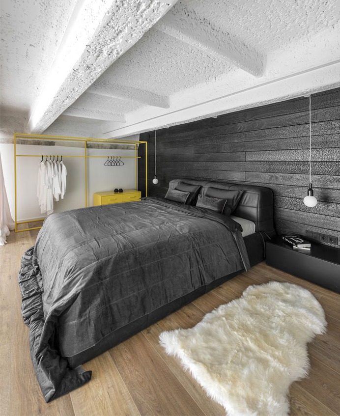 Functional and Stylish Two Level Apartment by IDwhite - InteriorZine