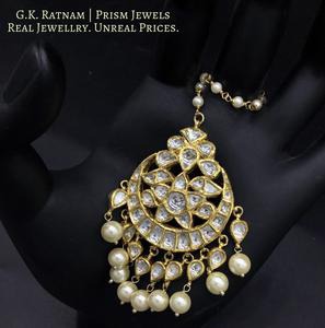 Maang Tika - gold diamond polki kundan meena jadau jewellery