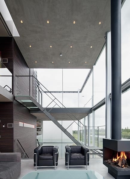 CJWHO ™ (Rieteiland House, Amsterdam, Netherlands by Hans...) #netherlands #design #interiors #glass #architecture #amsterdam #luxury
