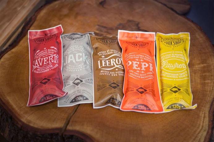 pork, package, seal, mark, logo, color, bright