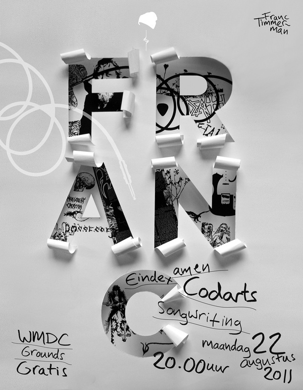 Final Exam Poster – Songwriting for Franc Timmerman