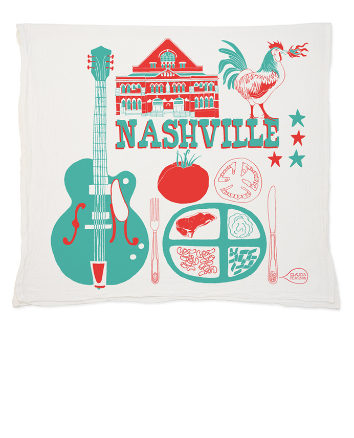 Nashville/Hey Rooster General Store | Claudia Pearson Illustration #illustration