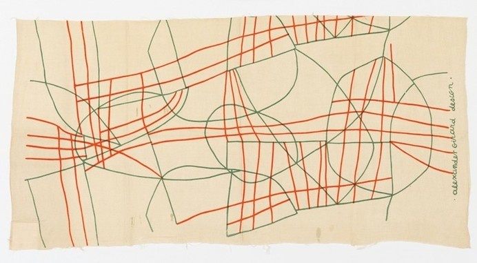 Textile, Wires, 1947 #geometry #art