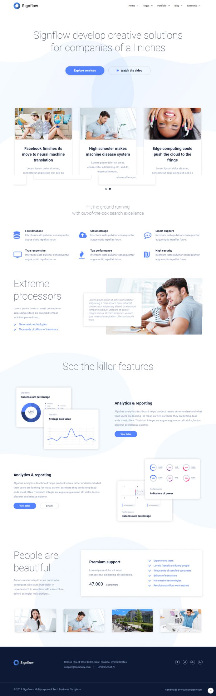 Signflow – Ultra Modern Tech & Startup