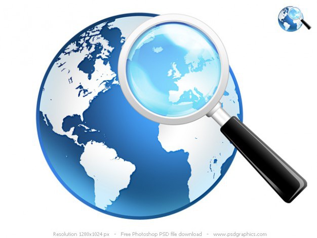 Global search icon, psd globe and magnifier Free Psd. See more inspiration related to Design, Icon, Globe, Icons, Web, Web design, Search, Global, Psd, Magnifier, Web icons, Search icon, Symbols, Horizontal and Isolated on Freepik.