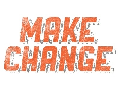 Dribbble - Make Change by Evan Huwa #type #lettering #evan #huwa