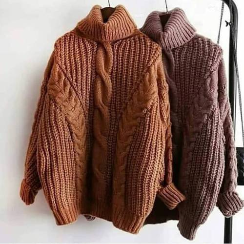 Warm sweaters in knits | Just Trendy Girls
