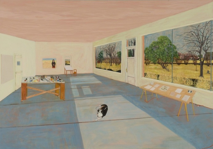 Sarah McEneaney, 'Locker Plant Studio', 2009, Tibor de Nagy