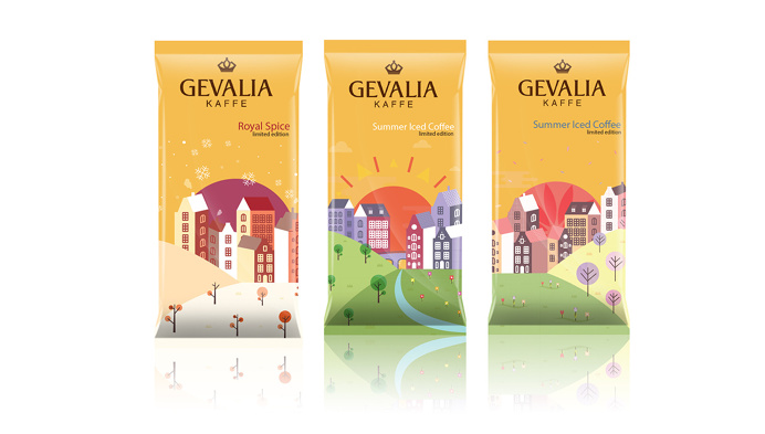 Illustrated coffee packaging - www.lucasjubb.co.uk