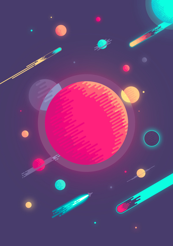 What Space Really Looks Like on Behance #design #graphic