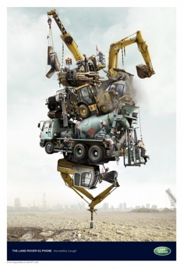 I Believe in Advertising | ONLY SELECTED ADVERTISING | Advertising Blog & Community » Land Rover S1 Phone: Safari, Construction, Rescue #advertising