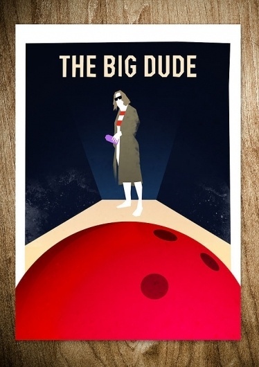 THE DUDE - Rocco Malatesta Posters & Prints #movie #malatesta #graphic #rocco #big #the #dude #illustration #poster