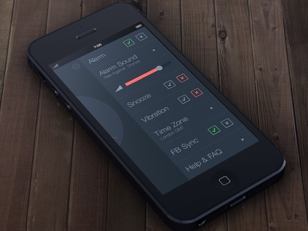 Tick Tock Settings #flat #design #ui #minimal #ios