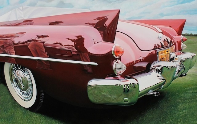 Realistic Old Polished Cars Paintings – Fubiz™ #painting #car #art #realistic