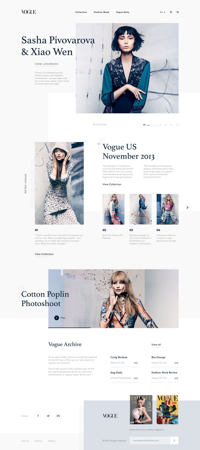 Fashion Landing Page Experiment