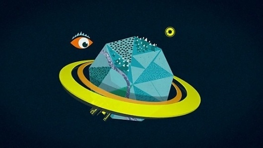 The Fox Is Black » BBC Knowledge Video Teaser #eyes #illustration #space