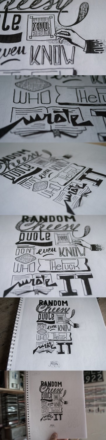 Tumblr #font #lettering #letters #handwriting #composition #type #hand #typography