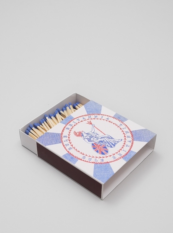 A Fine Match Match Box Co - Rule Britannia | Present London #matchbox #british #match #a #packaging #design #co #box #package #fine