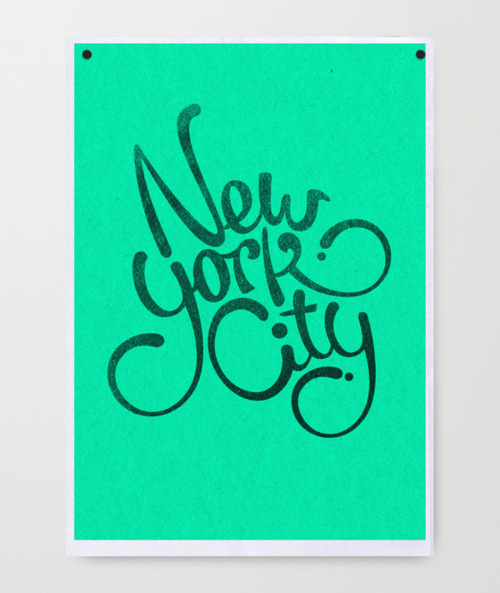 Mats Ottdal's Portfolio (via Typography Posters on Typography Served) #ny
