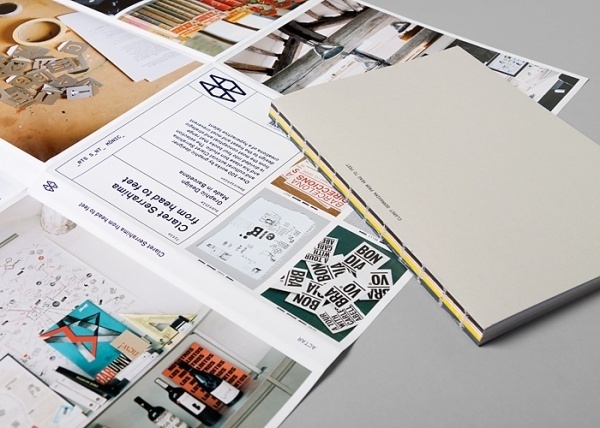 Arts Santa Mònica / Claret Serrahima from head to feet's exhibition catalogue / Editorial #cover #openbind #poster