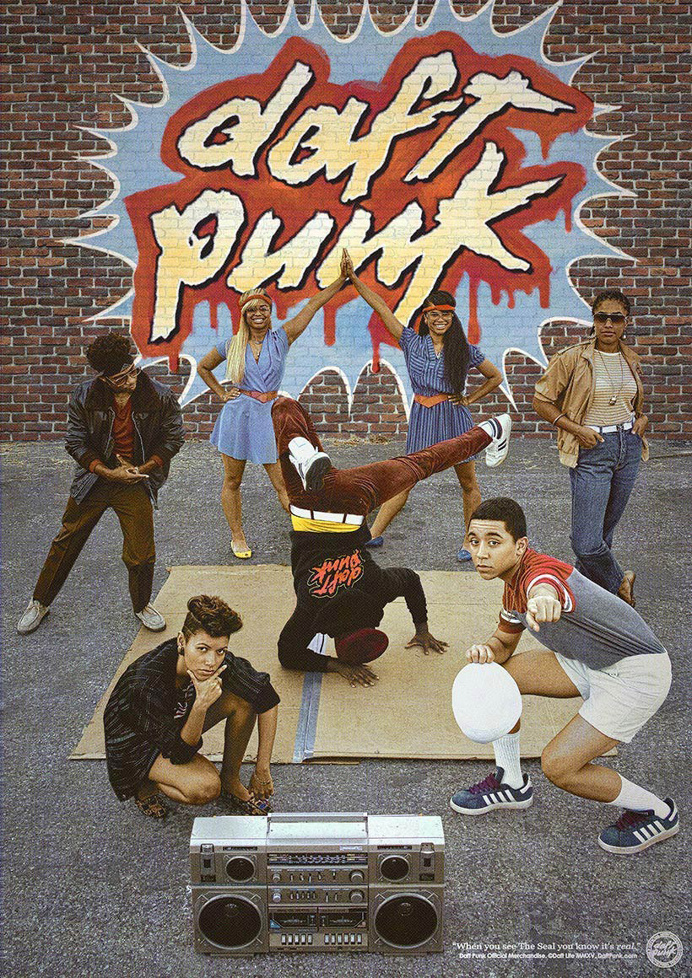 Daft Punk Releases Retro Merchandise Posters