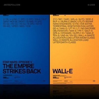 Alternate Movie Poster R2 ~ ANTREPO BLOG / A2591 #design #graphic #poster