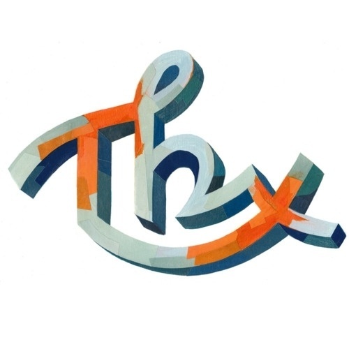 Typeverything.com - "Thx" by Darren Booth - Typeverything #typedesign