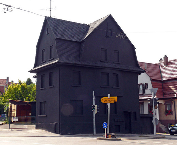 A Monochromatic Farewell to a Condemned House in Germany #conceptualart #concept #conceptual