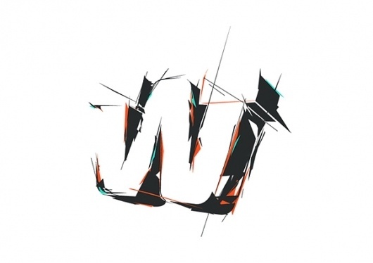 Type Treatment on the Behance Network #vector #power #rough #agressive #grunge #typo