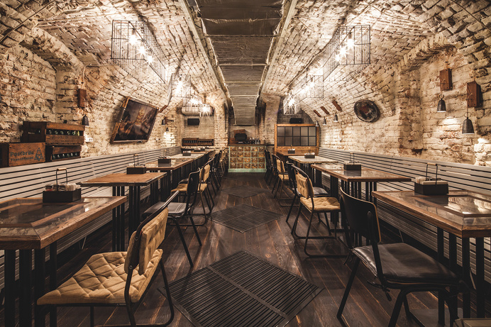 Meatless interior architecture interior bar restaurant vegetarian burea bumblee paris france mindsparkle mag