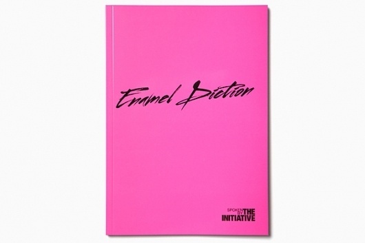 ENAMEL DICTION on the Behance Network #design #graphic