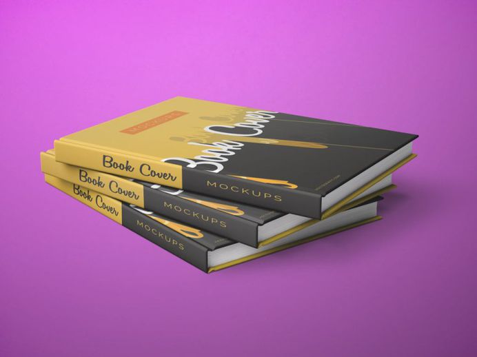 Free Book Cover Mockup PSD
