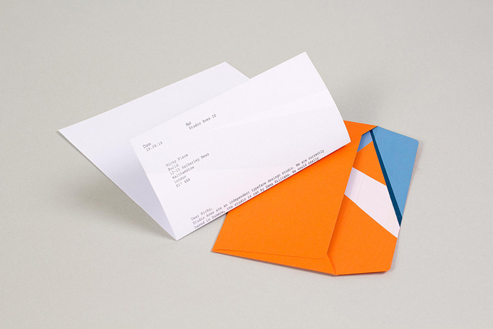 Visual identity and stationery designed by Build for British typographic design studio Studio Aves. #envelope