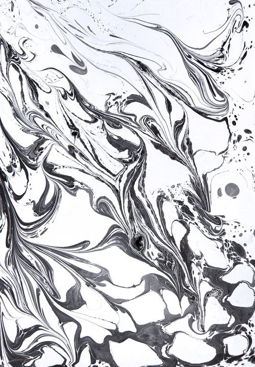 Hand-pulled Marble Prints - marbledesignco.com #marbling #pattern