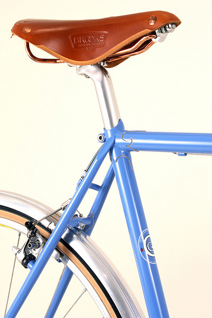 Curt Goodrich Seattube and Brooks Saddle | Flickr Photo Sharing! #brooks #bike #saddle