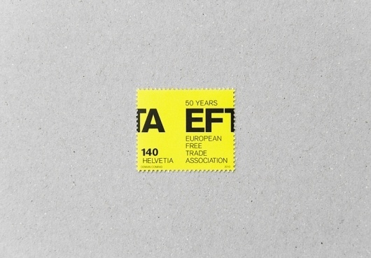 EFTA : DEMIAN CONRAD DESIGN #conrad #stamps #demian #typography