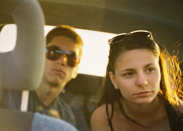 Djulia+Kosio #ride #sunset #car
