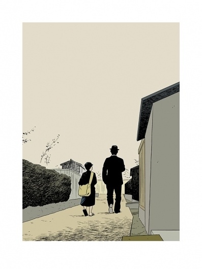 Tomine / D+Q Japan Fundraiser #father #illustration