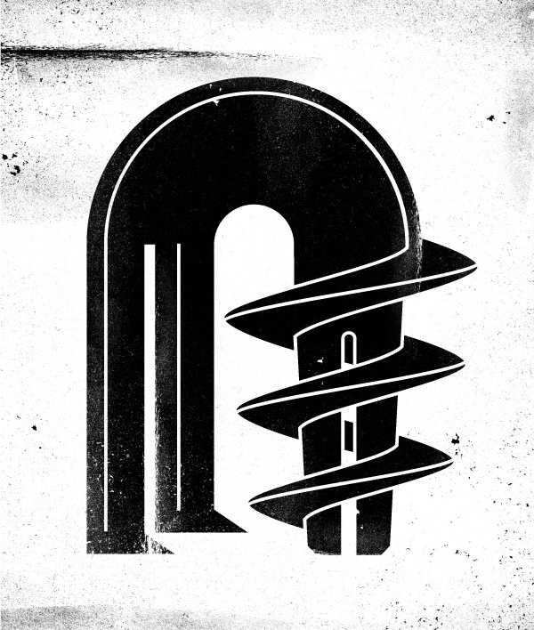drilling machine #machine #design #black #kostis #illustration #drill #sotirakos #character